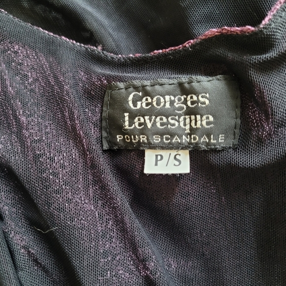 Georges Levesque Pour Scandale dress boho 1980s designer whimsigoth XS vintage - Picture 11 of 15